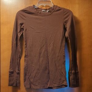 Rubbish Brown Long Sleeve Women's Top